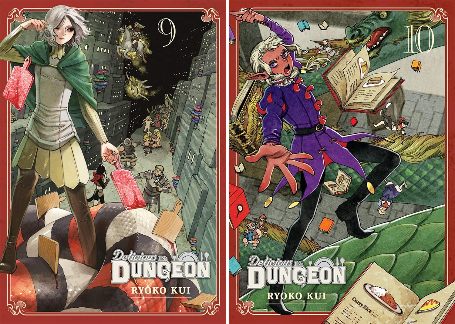 Delicious in Dungeon Manga Set Vol. 1-14 by Ryoko Kui