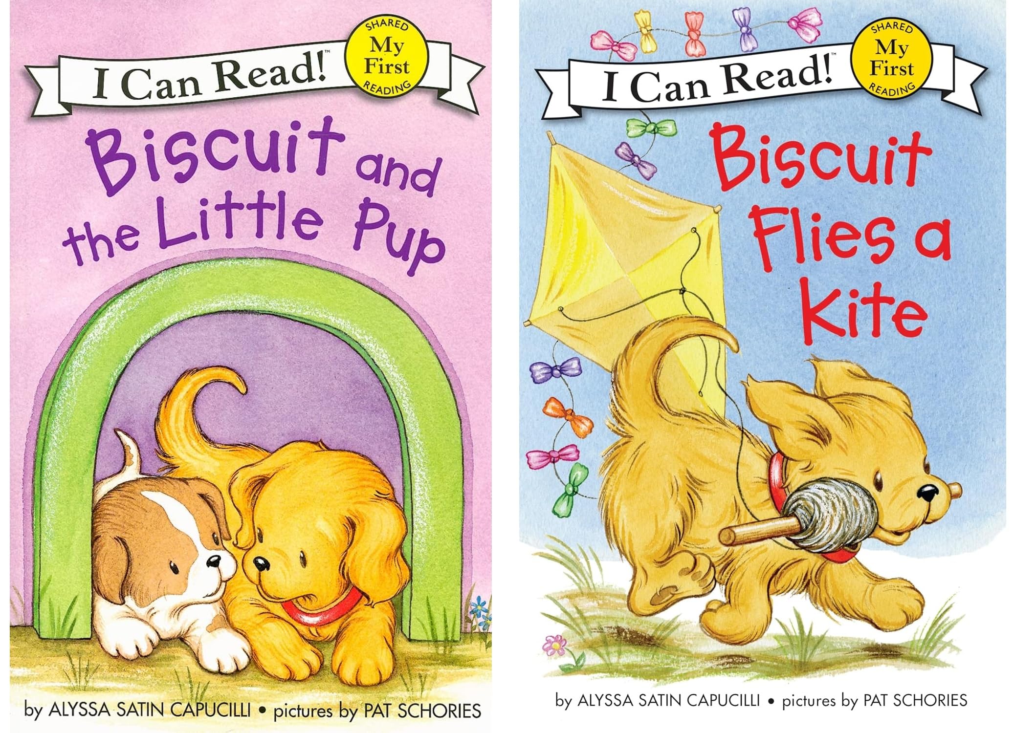 My First I Can Read Biscuit Series 10 Books Set - Biscuit Goes to School, Goes Camping, Little Pup, Flies a Kite, Puppy Sleepover, Anniversary, Baby, Rides the Ferry, Visits the Firehouse, Big Parade