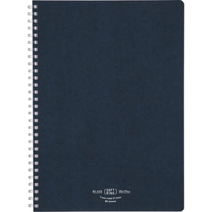 KOKUYO Spiral Lined Notebook, 10'' x 7'' Business Journal B5 Soft Ring Notebooks with 7 mm Ruled, 80 Perforated Sheets, Navy 1 Subject Notebook, Note Taking for Work. Japan Import (SU-SV608A-DB)