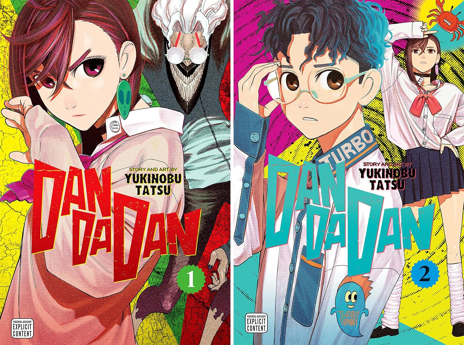 Dandadan Series Vol 1-14 Collection 14 Books Set by Yukinobu Tatsu