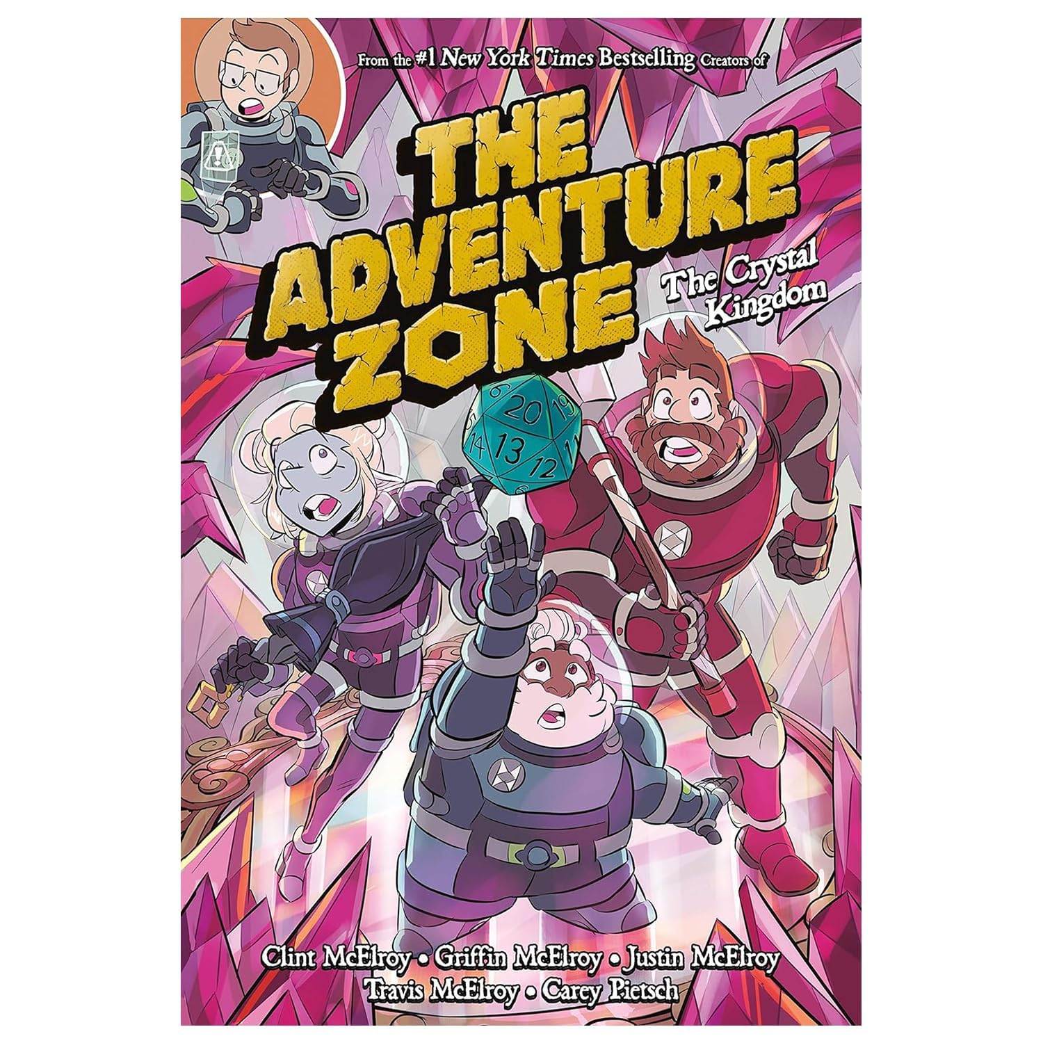 The Adventure Zone Series Set of 5 Books Vol. 1-5 By Clint McElroy. Here There Be Gerblins, Murder on the Rockport Limited!, Petals to the Metal, The Crystal Kingdom, The Eleventh Hour