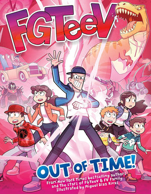 Collection 5 Books Series of FGTeeV. Into the Game! Game Break! Saves the World! Out of Time! Blasts Off! by FGTeeV