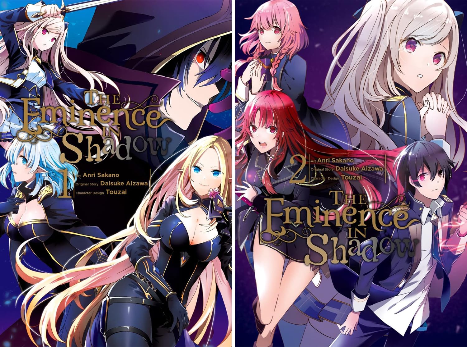 The Eminence in Shadow Manga Set 1-10 by Daisuke Aizawa