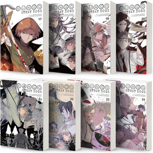 Bungo Stray Dogs Manga Set Vol 17-24, Set of 8 Books by Kafka Asagiri