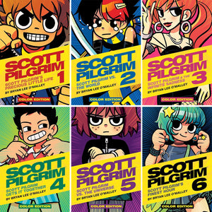 Scott Pilgrim Series Vol. 1-6, Precious Little Life, Scott Pilgrim vs. the World, Scott Pilgrim & the Infinite Sadness, Scott Pilgrim Gets It Together, Scott Pilgrim vs The Universe, Finest Hour