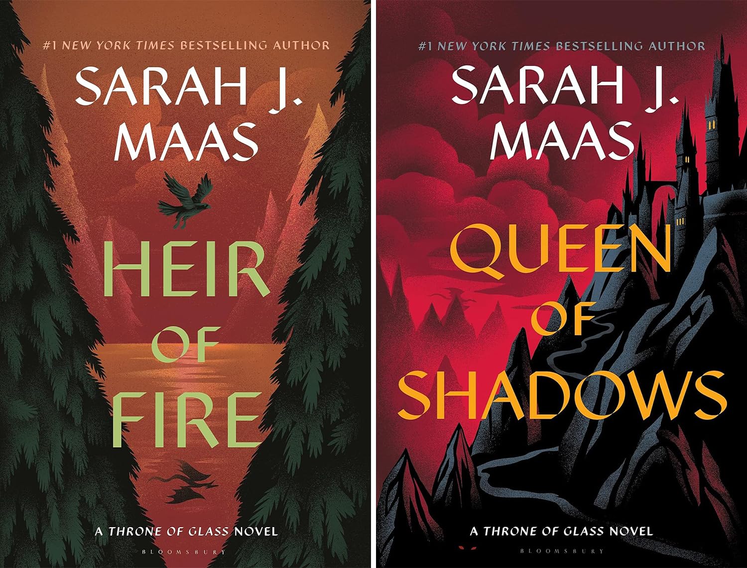 Throne of Glass Series Collection 8-Book Set by Sarah J. Maas – Throne of Glass, Crown of Midnight, Heir of Fire, Queen of Shadows, Empire of Storms, ... of Dawn, Kingdom of Ash, The Assassin’s Blade
