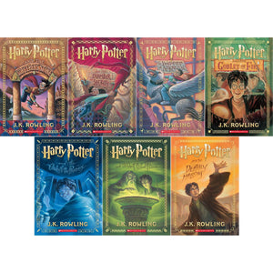 Harry Potter Special Edition Paperback Collection 7-Book Set (Volumes 1–7) – Illustrated with Stenciled Edges by J.K. Rowling