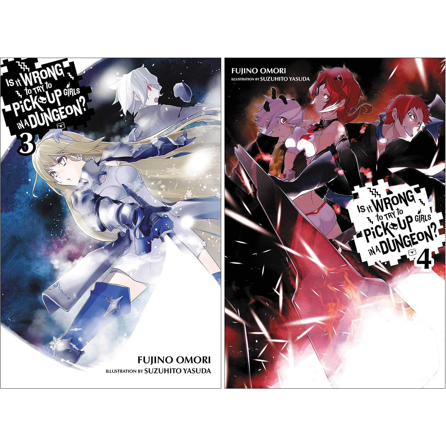 Is It Wrong to Try to Pick up Girls in a Dungeon? Light Novel Set Vol.1-10