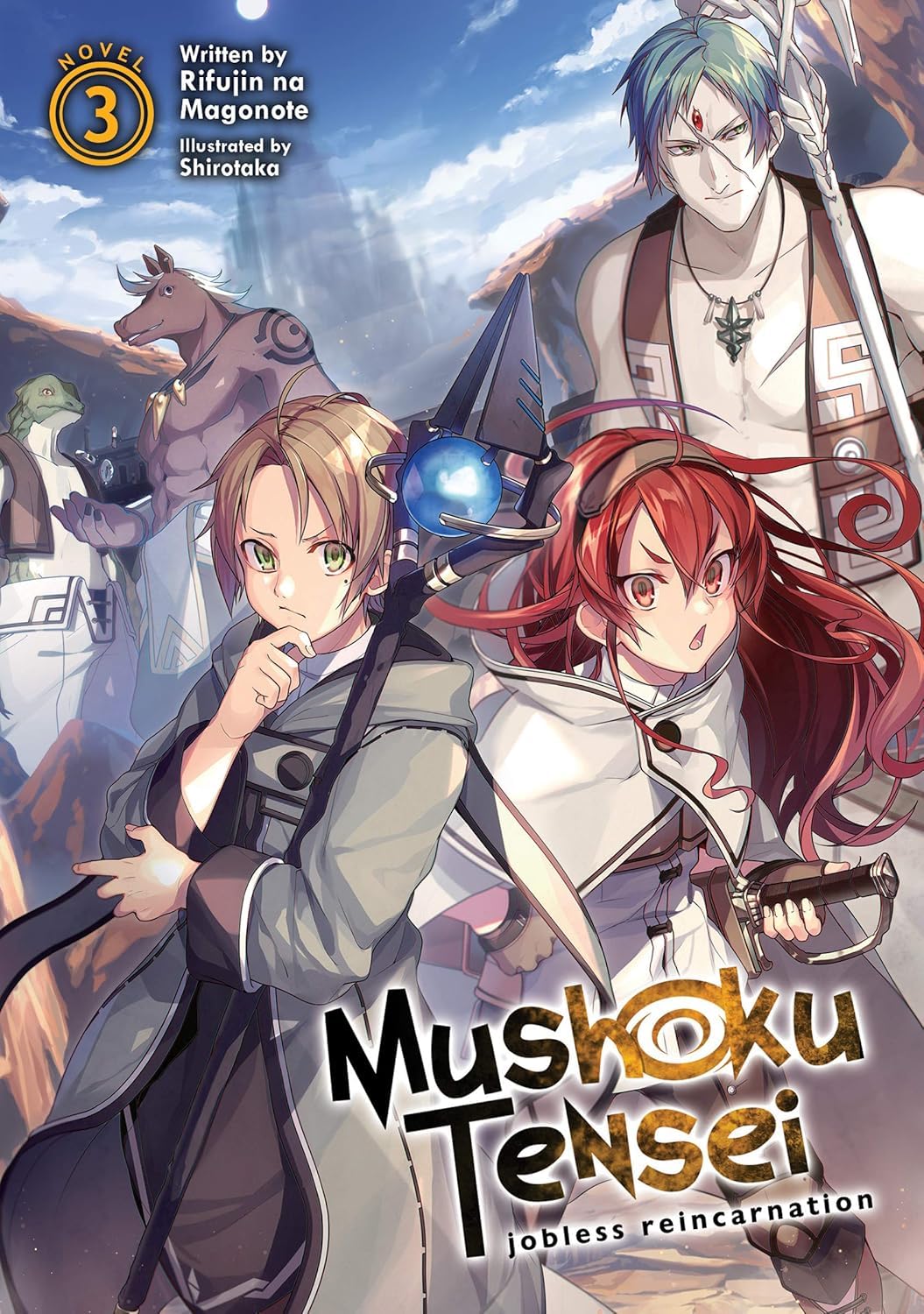 Jobless Reincarnation Light Novel Set of 5 Books, Mushoku Tensei Vol. 1-5 by Rifujin Na Magonote