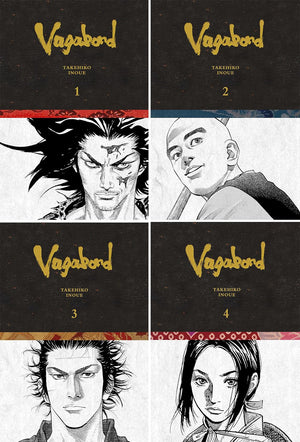 Vagabond Definitive Edition Series Vol. 1-4, 4 Books Collection Set by Takehiko Inoue