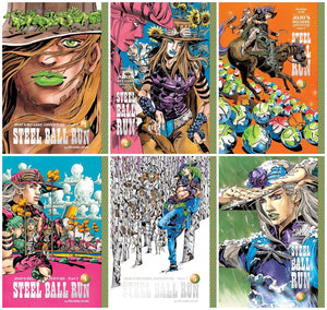 JoJo’s Bizarre Adventure: Part 7 — Steel Ball Run Vol. 1-6 Collection Set by Hirohiko Araki