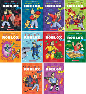 Set of 10 Books Diary of a Roblox Pro Series Collection Books. Monster Escape; Dragon Pet; Obby Challenge; Lava Chase; Zombie Invasion; Mega ... the Island,Haunted House by Ari Avatar