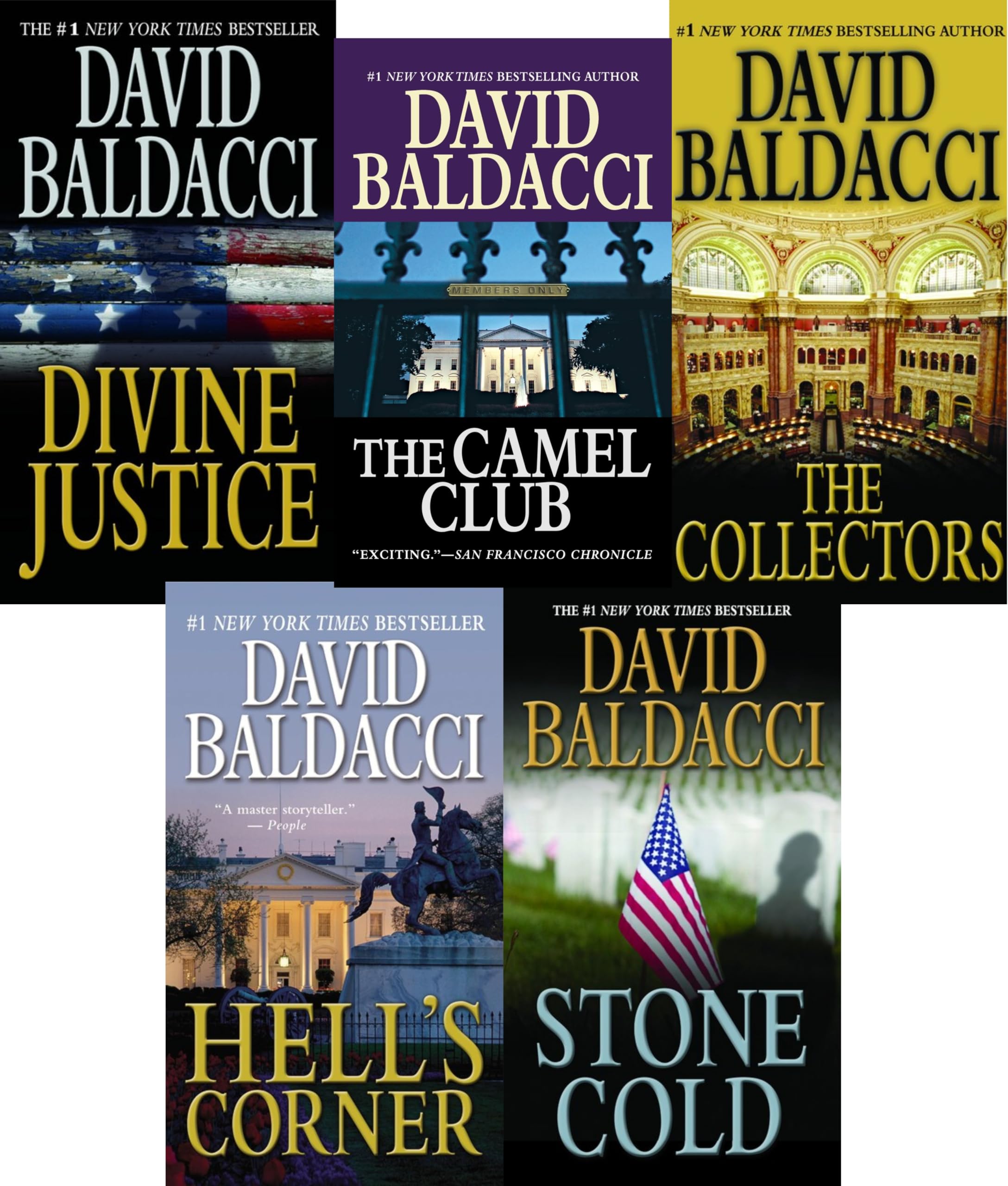 Camel Club Series Complete Set, Volumes 1-5 (Camel Club / the Collectors / Stone Cold / Divine Justice / Hell's Corner)
