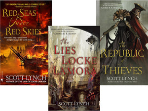 Scott Lynch's Gentleman Bastards Books 1-3 in the Series (Set Incldues: The Lies of Locke Lamora, Red Seas Under Red Skies and The Republic of Thieves)