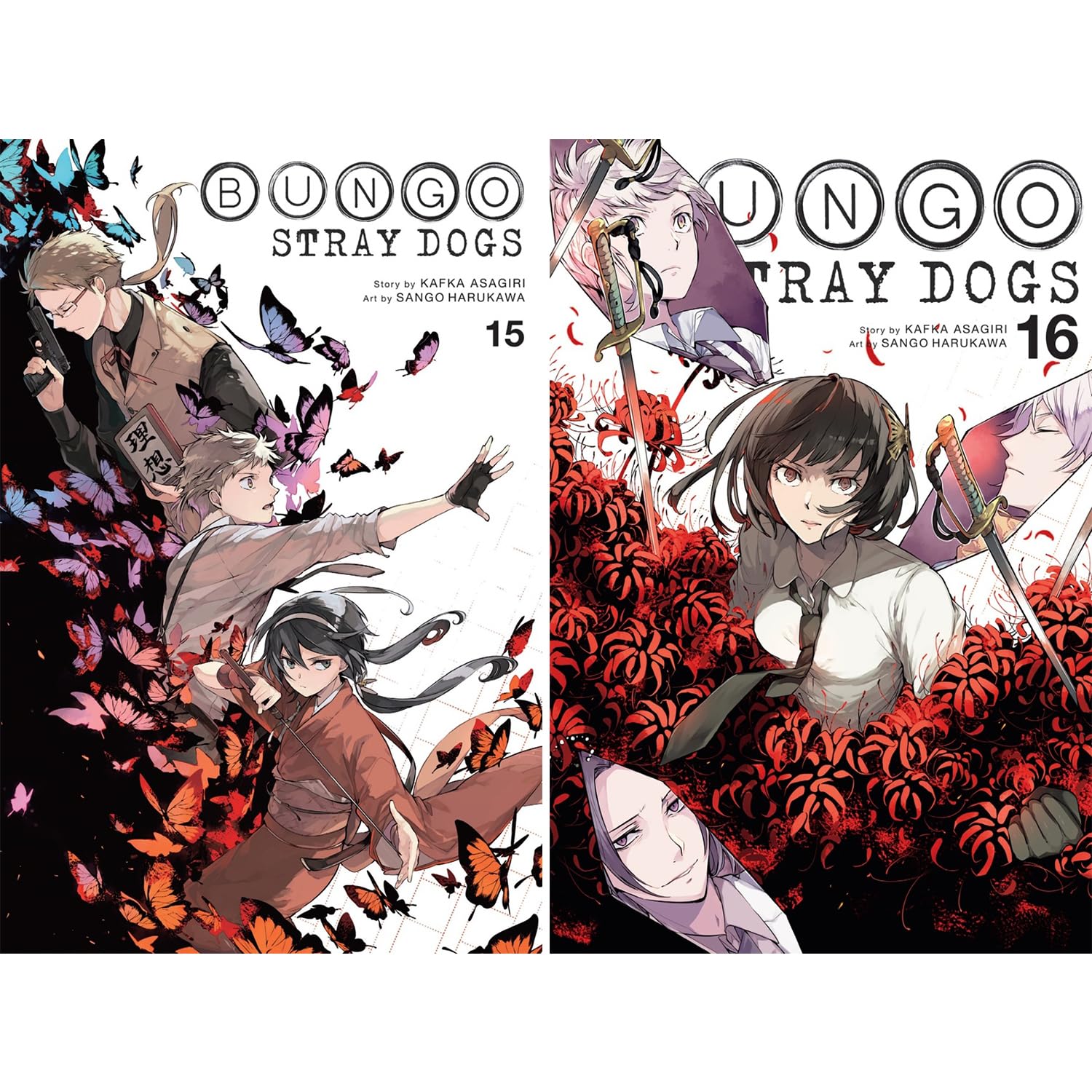 Bungo Stray Dogs Manga Set Vol 9-16