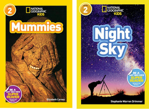 National Geographic Kids Level 2 Readers 10-Book Set Early Reader Collection – Mummies, Night Sky, Pandas, Penguins, Planets, Rocks and Minerals, Rosa Parks, Saving Animal Babies, Sea Turtles, Sharks
