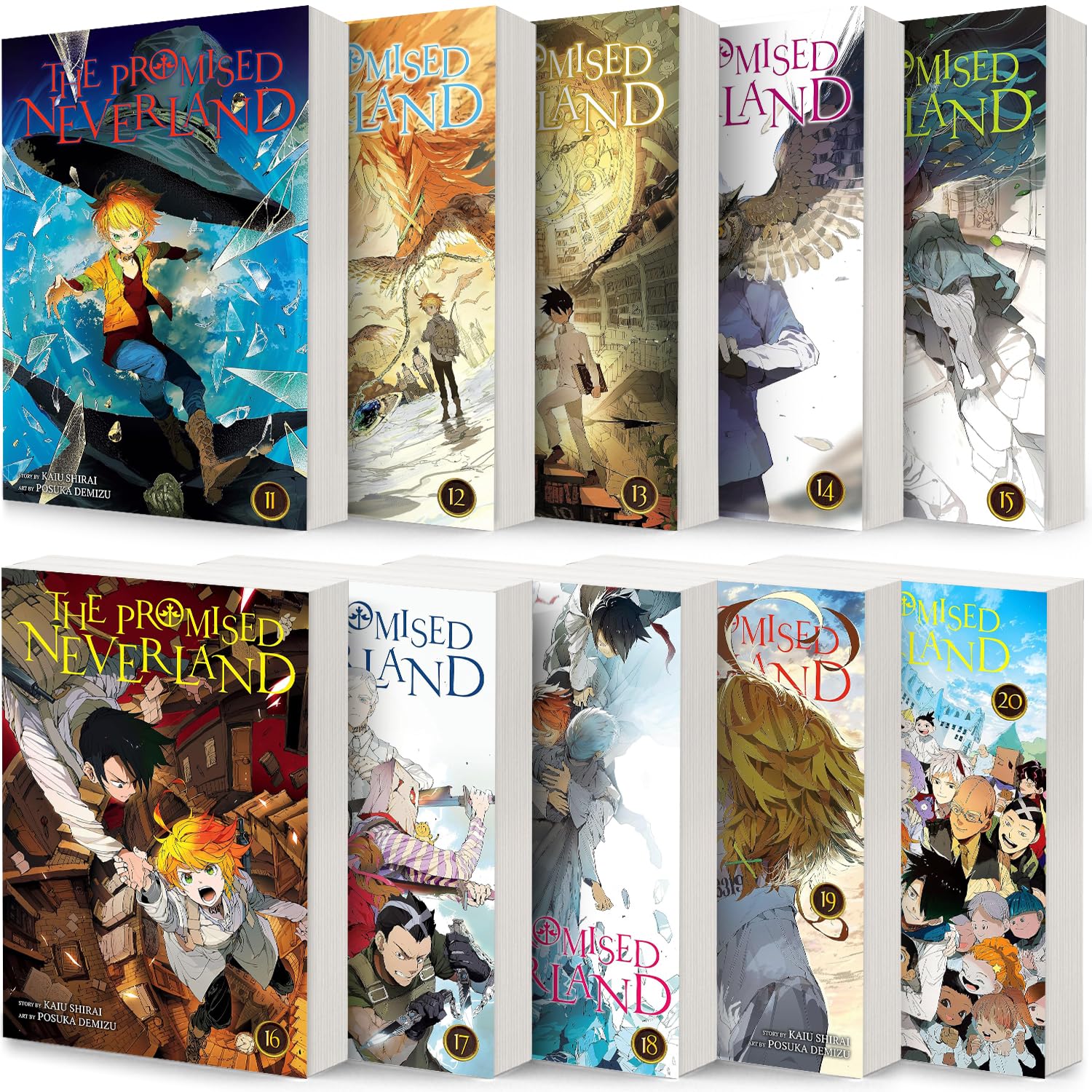 The Promised Neverland Vol (11-20): 10 Books Collection Set by Kaiu Shirai