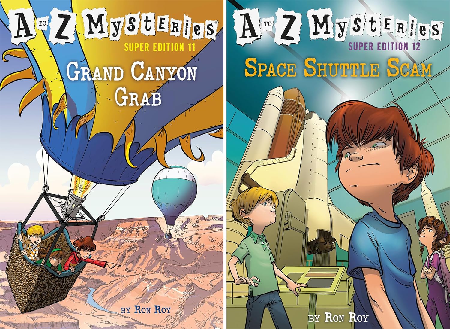 The A to Z Mysteries Super Edition Series. 14 Books Collection Set. Vol. 1- Vol. 14 by Ron Roy