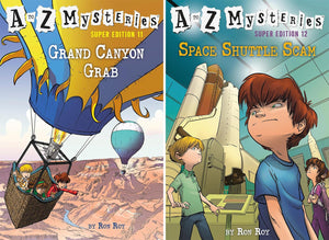 The A to Z Mysteries Super Edition Series. 14 Books Collection Set. Vol. 1- Vol. 14 by Ron Roy