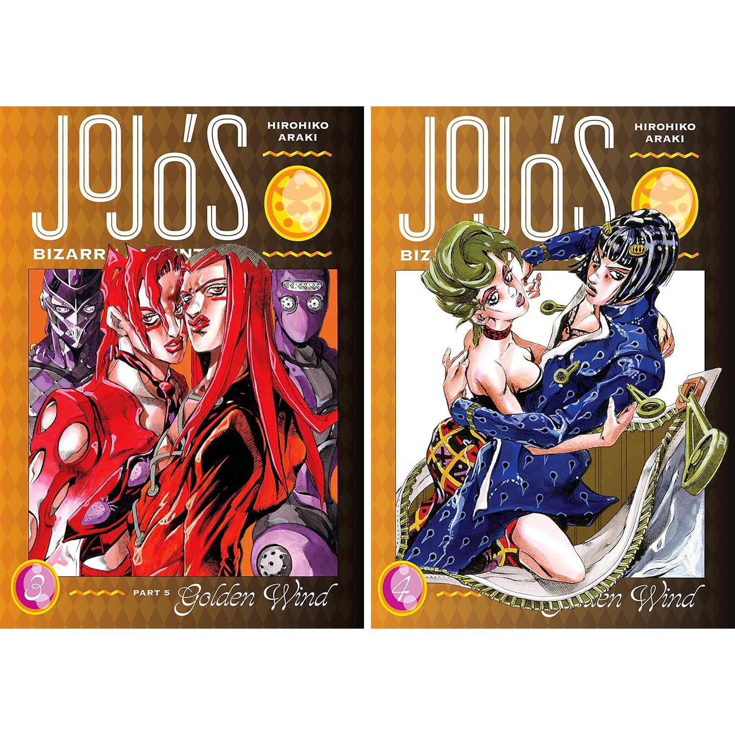 JoJo's Bizarre Adventure Part 5: Golden Wind Volume 1-9 Books Collection Set