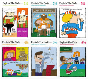 Explode the Code 1 1/2--6 1/2 Books SET (Phonics review and reinforcement)