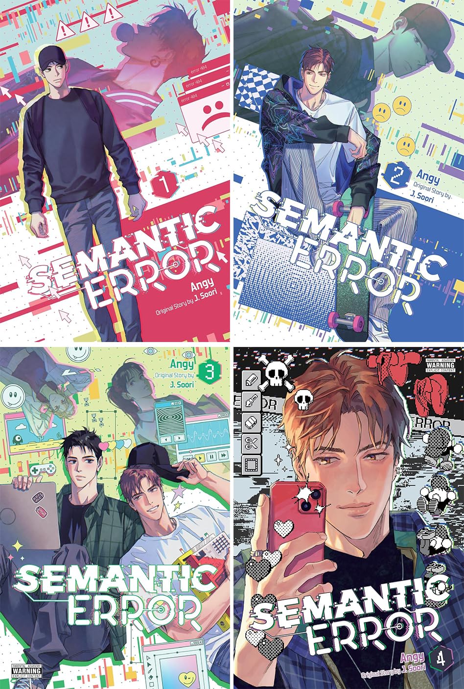 Semantic Error (comic) Series 4 Books Collection Set Vol. 1-4 by J. Soori