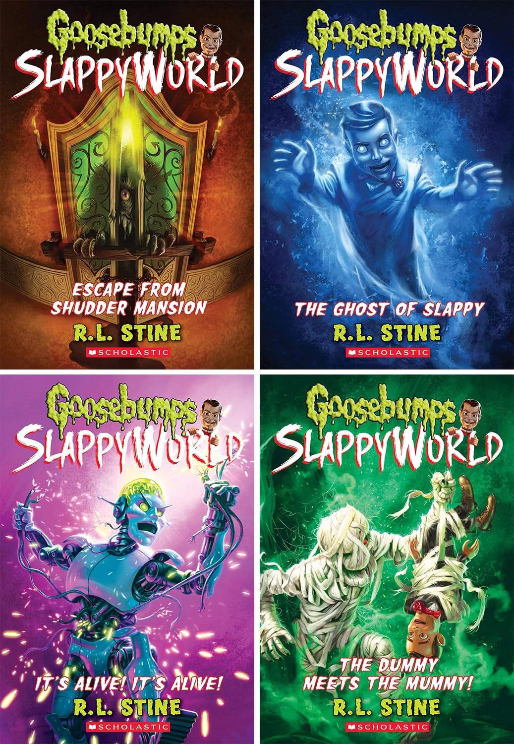 Goosebumps SlappyWorld Series Collection Book Set of 19 Books Vol.1-19 by R. L. Stine