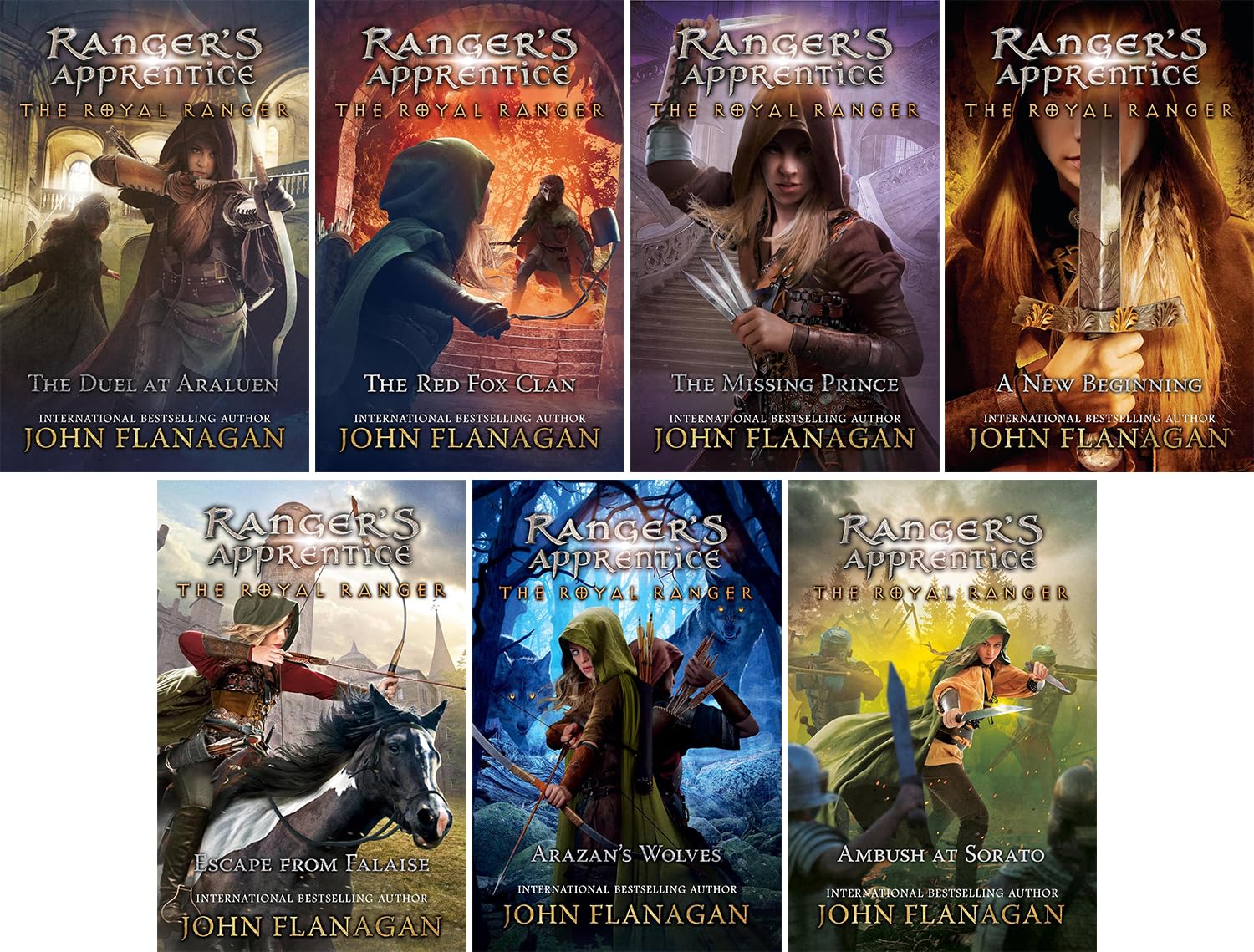 Ranger's Apprentice: The Royal Ranger Series (Vol. 1 - Vol. 7), 7 Books Collection Set, by John Flanagan