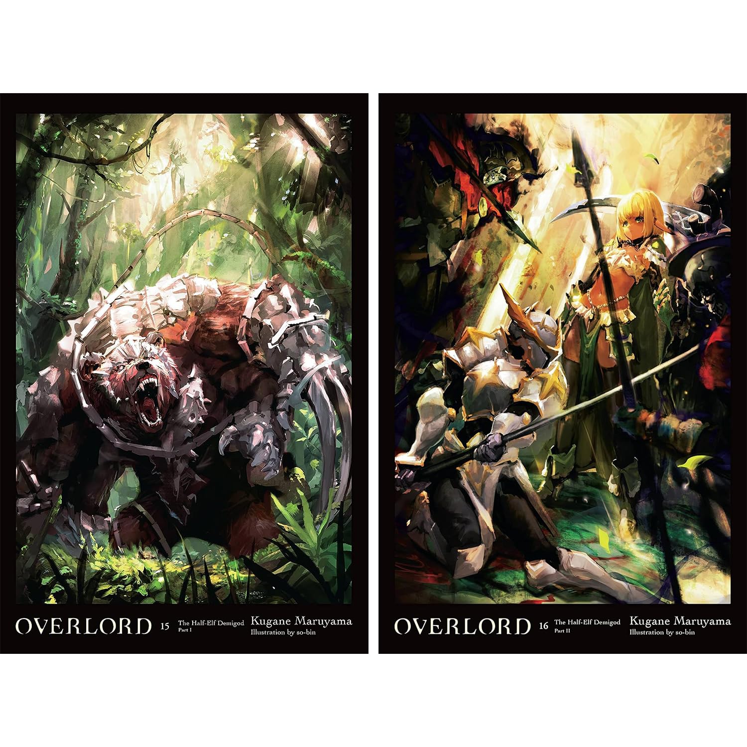 Overlord Light Novel Set 1-16 by Kugane Maruyama