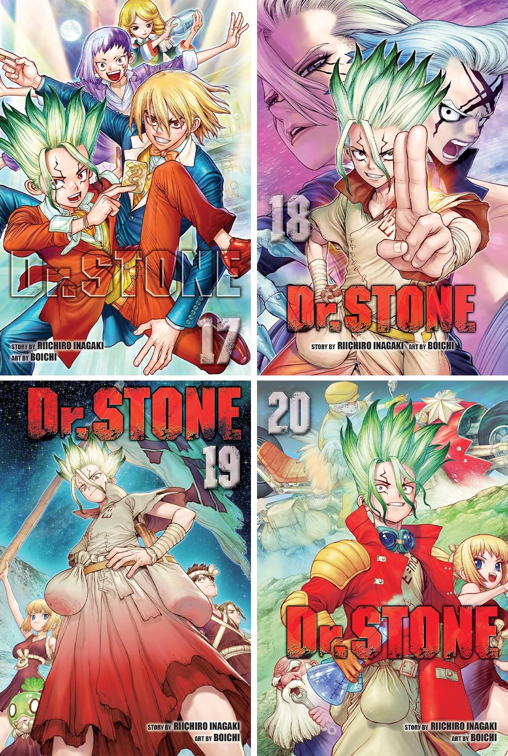 Dr. STONE Manga, Set of 26 Books. Vol. 1-26