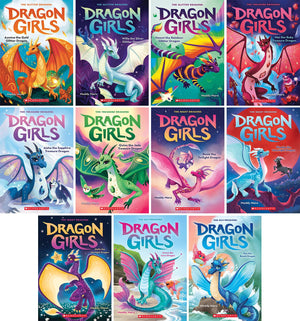 Dragon Girls Complete Series 11 Books (Vol 1-11) by Maddy Mara – Fantasy Adventure [Paperback]