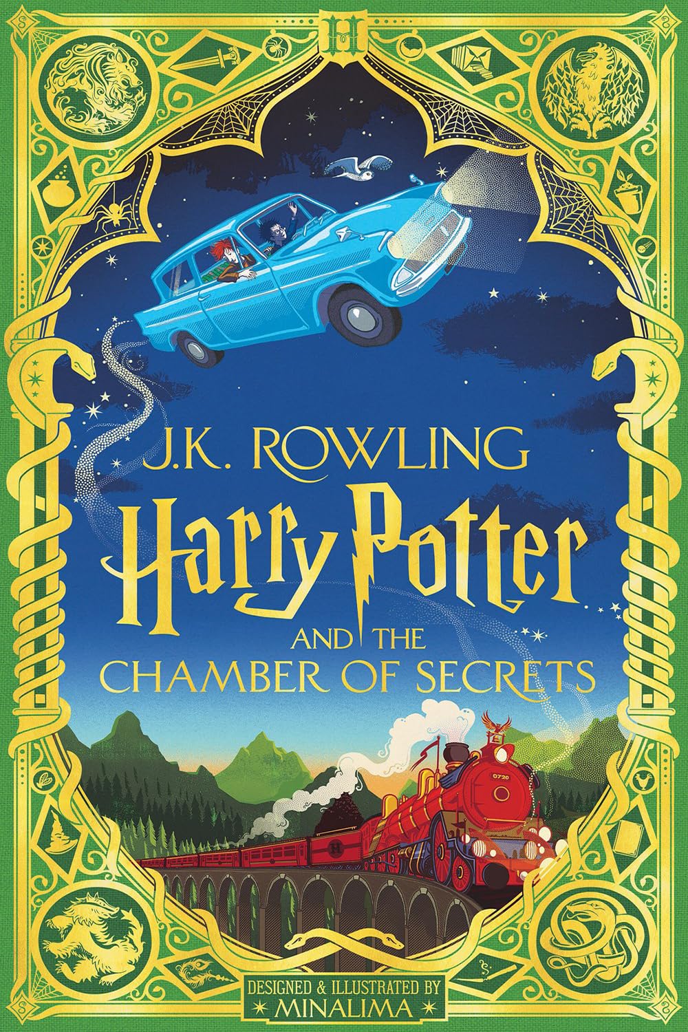 Harry Potter Minalima Illustrated Editions Set (3 Books)