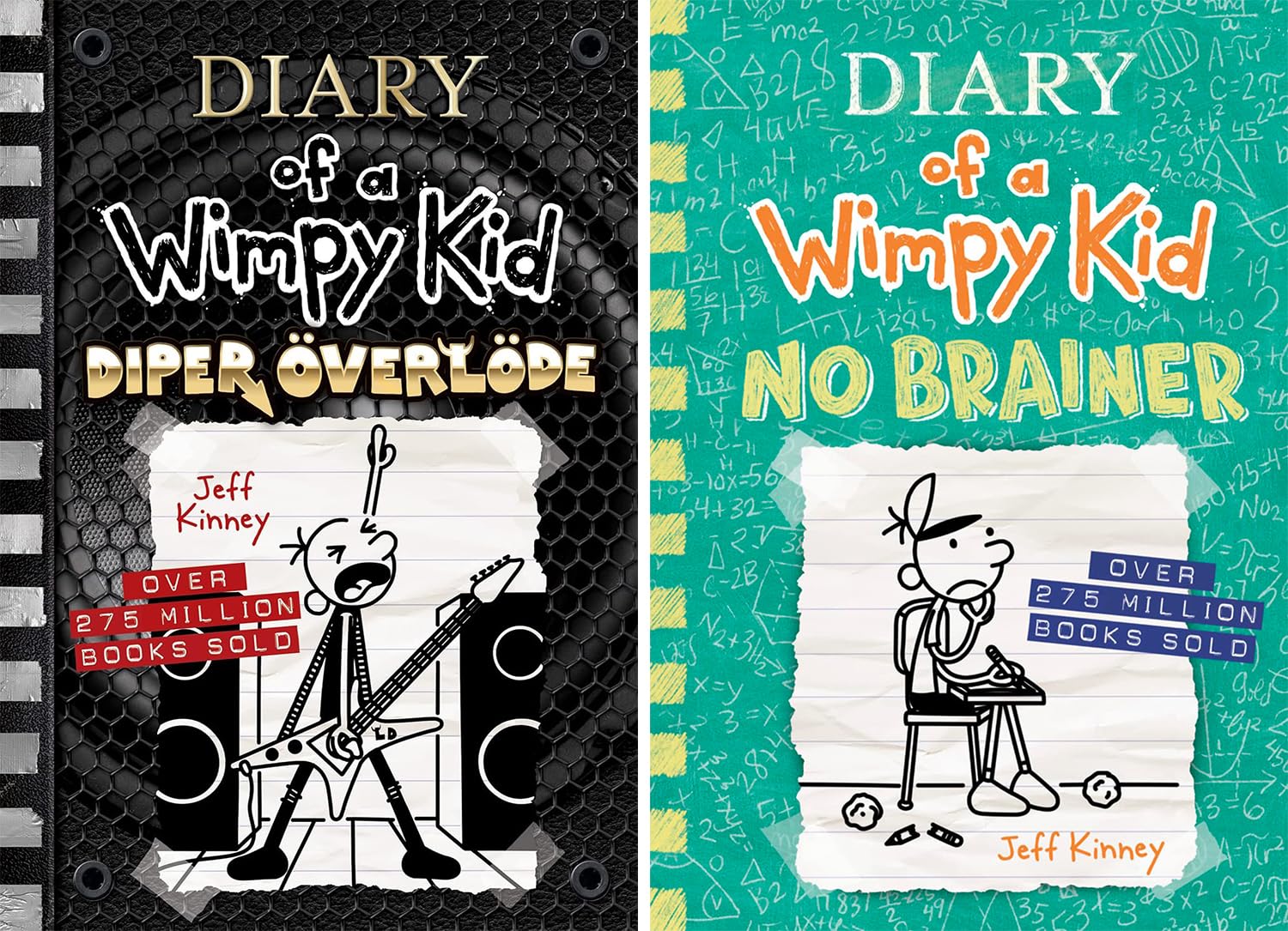 Diary of a Wimpy Kid Volume 11-20, Double Down, The Getaway, The Meltdown, Wrecking Ball, The Deep End, Big Shot, Diper Överlöde, No Brainer, Hot ... 10 Books Collection Set, by Jeff Kinney