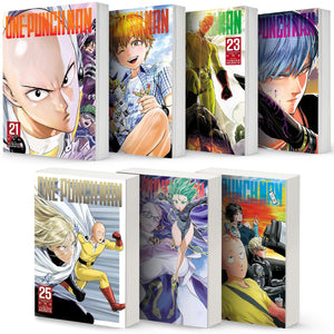 One-Punch Man, Vol. 21-27. Set of 7 Books