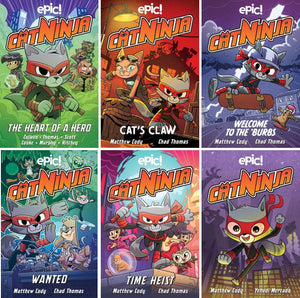 Cat Ninja Series 6 Books Set