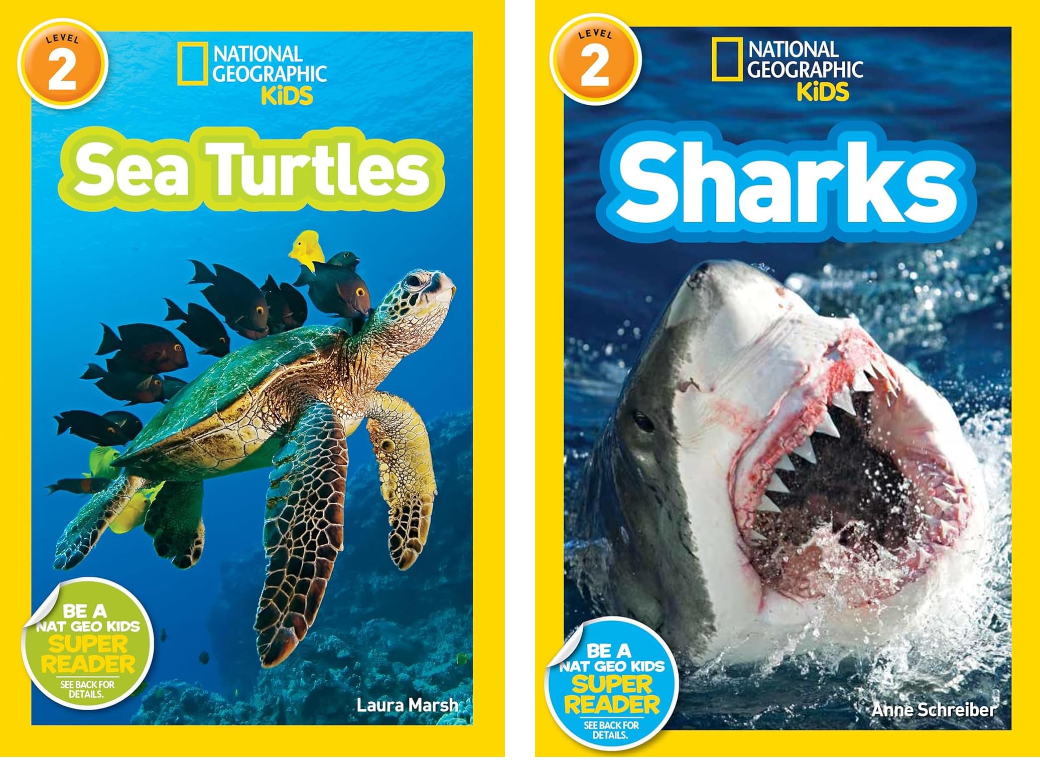 National Geographic Kids Level 2 Readers 10-Book Set Early Reader Collection – Mummies, Night Sky, Pandas, Penguins, Planets, Rocks and Minerals, Rosa Parks, Saving Animal Babies, Sea Turtles, Sharks