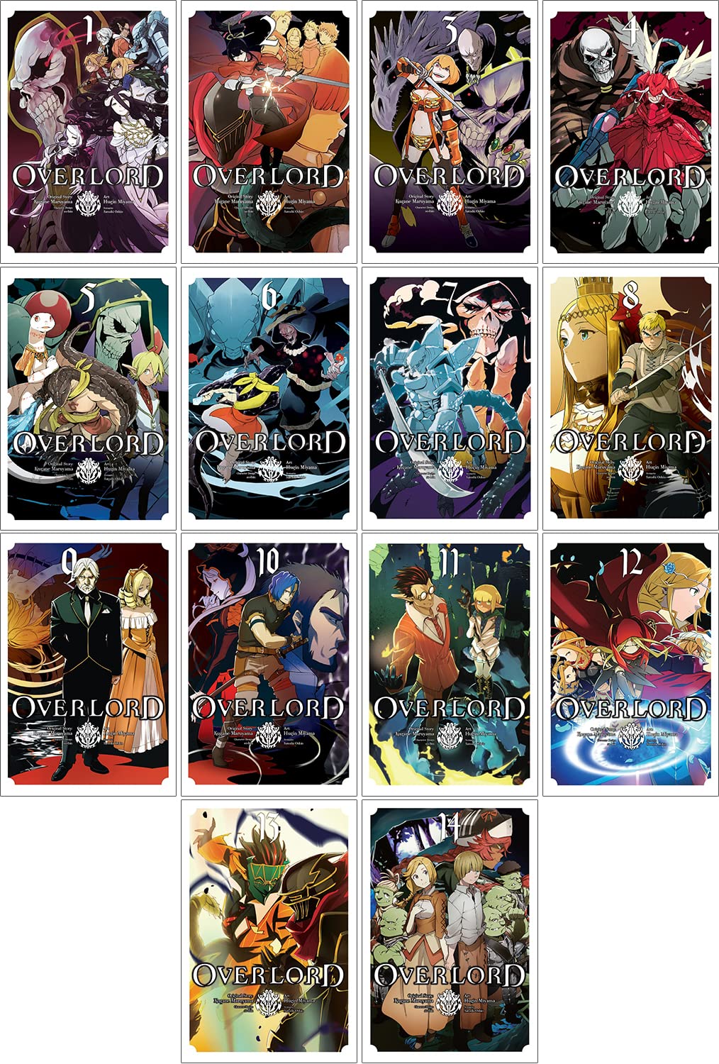 Overlord Manga 14-book Set: Vol. 1-14