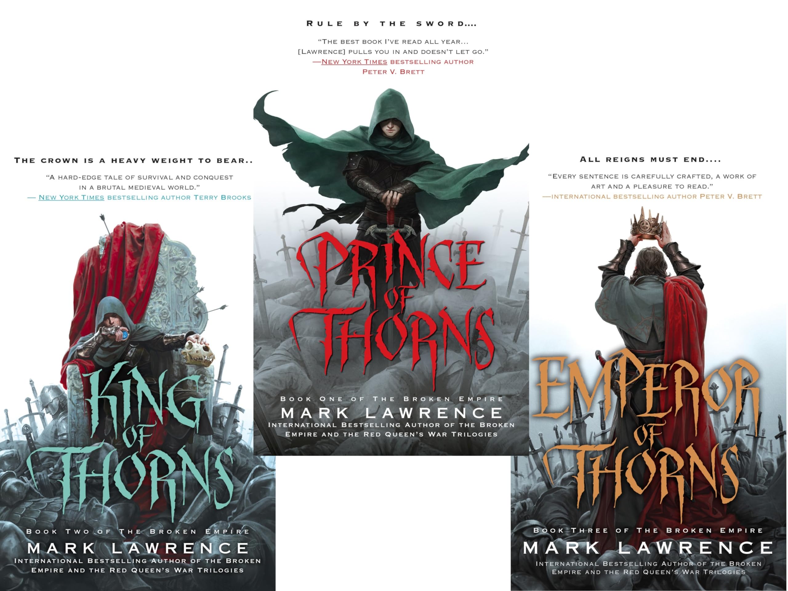 The Broken Empire Series By Mark Lawrence - 3 Book Set