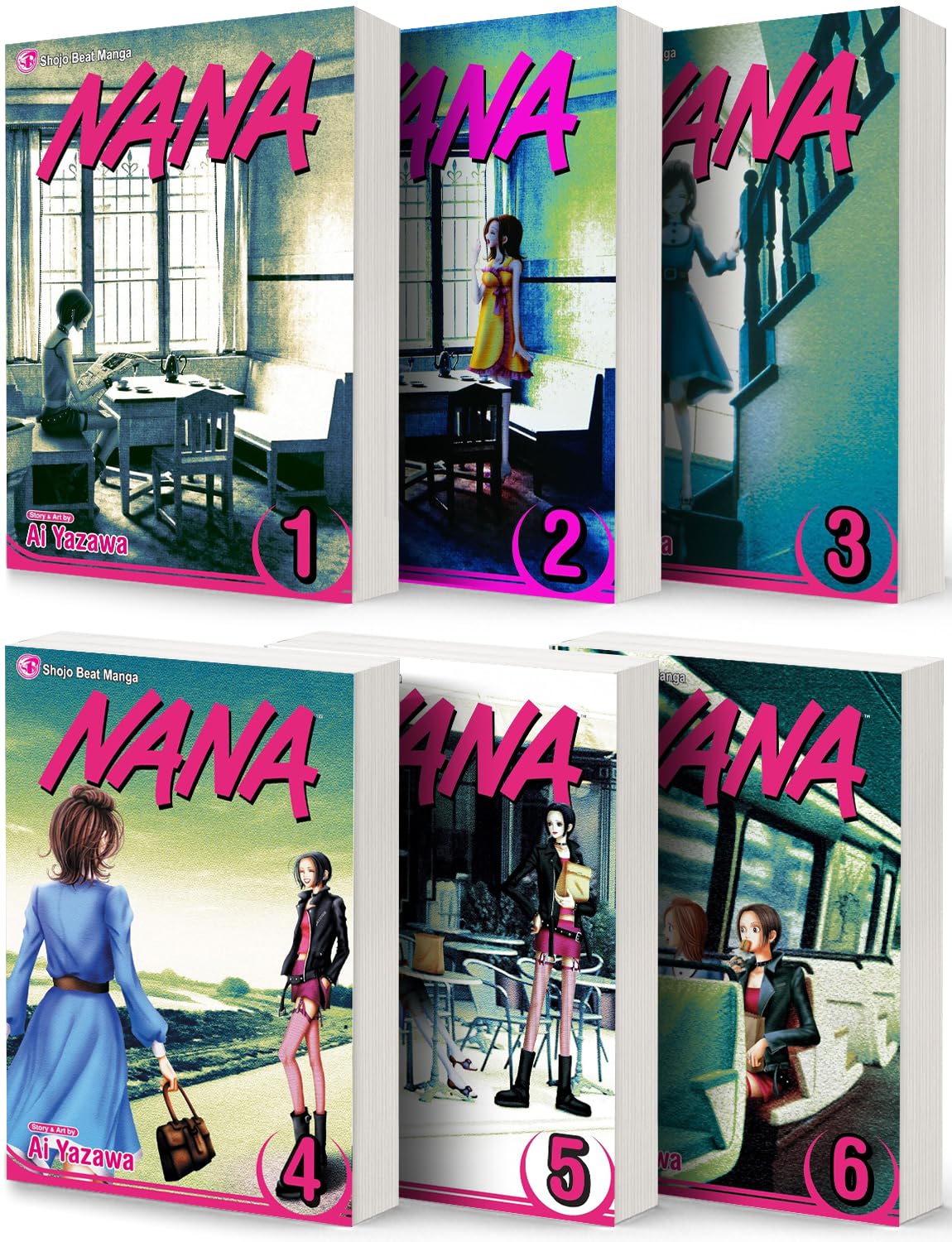 Nana, Vol. 1-6, Collection 6 Books Set, by Ai Yazawa