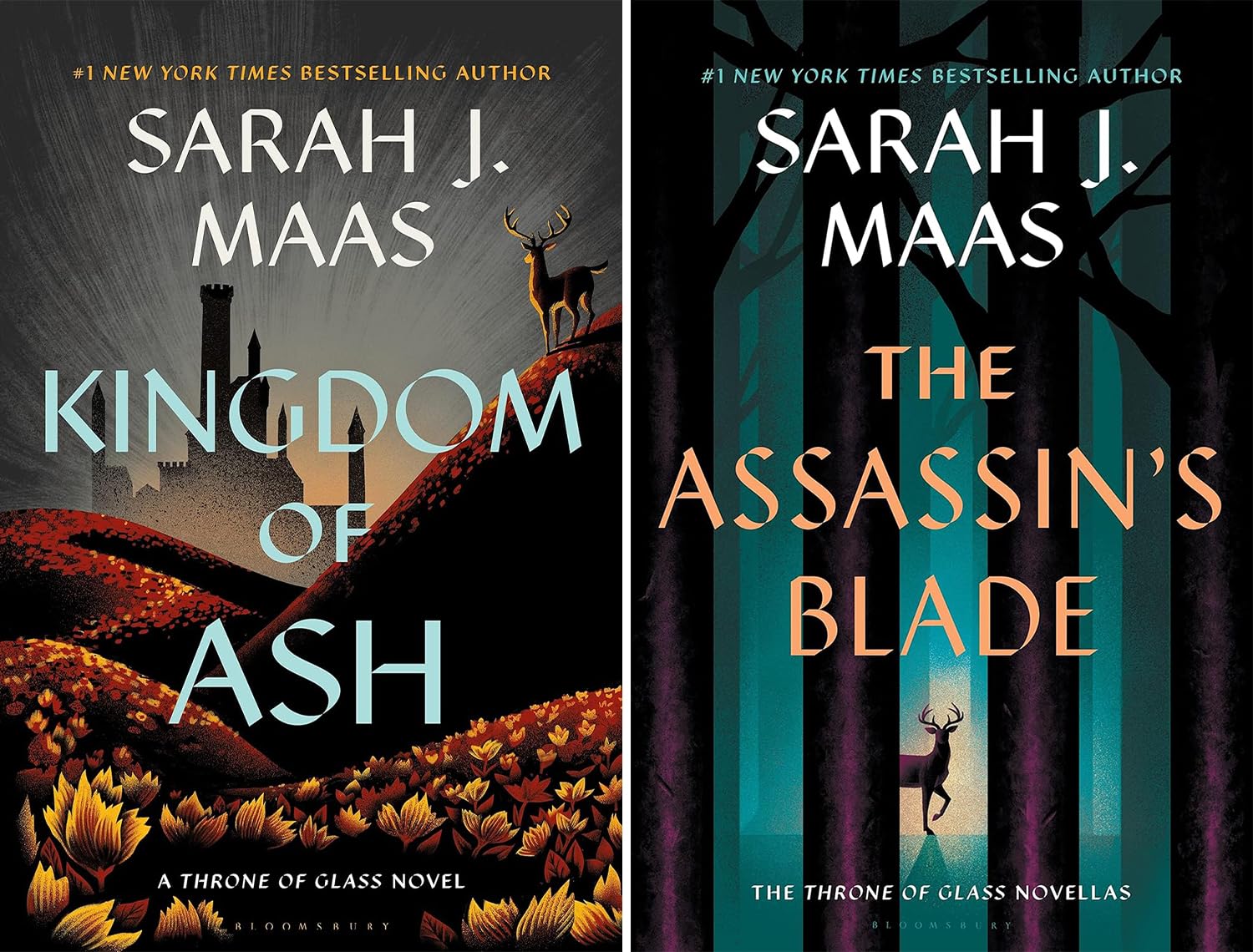 Throne of Glass Series Collection 8-Book Set by Sarah J. Maas – Throne of Glass, Crown of Midnight, Heir of Fire, Queen of Shadows, Empire of Storms, ... of Dawn, Kingdom of Ash, The Assassin’s Blade