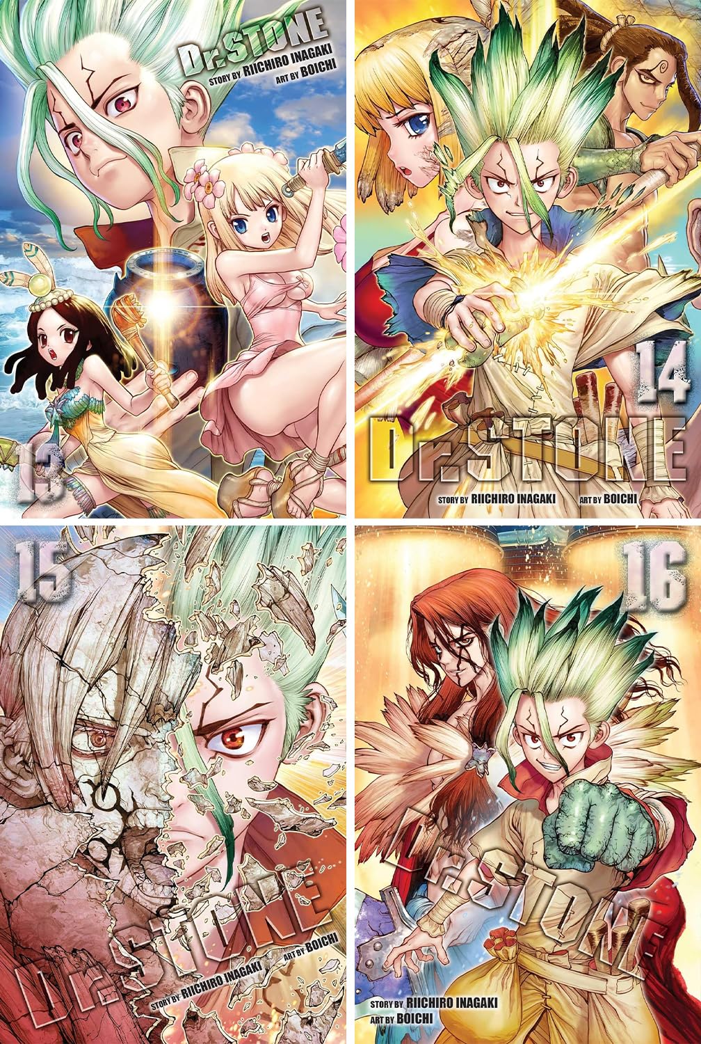 Dr. STONE Manga, Set of 26 Books. Vol. 1-26
