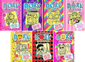 Dork Diaries Series #10-16, Collection Set 7 Books, by Rachel Renée Russell, Hardcover