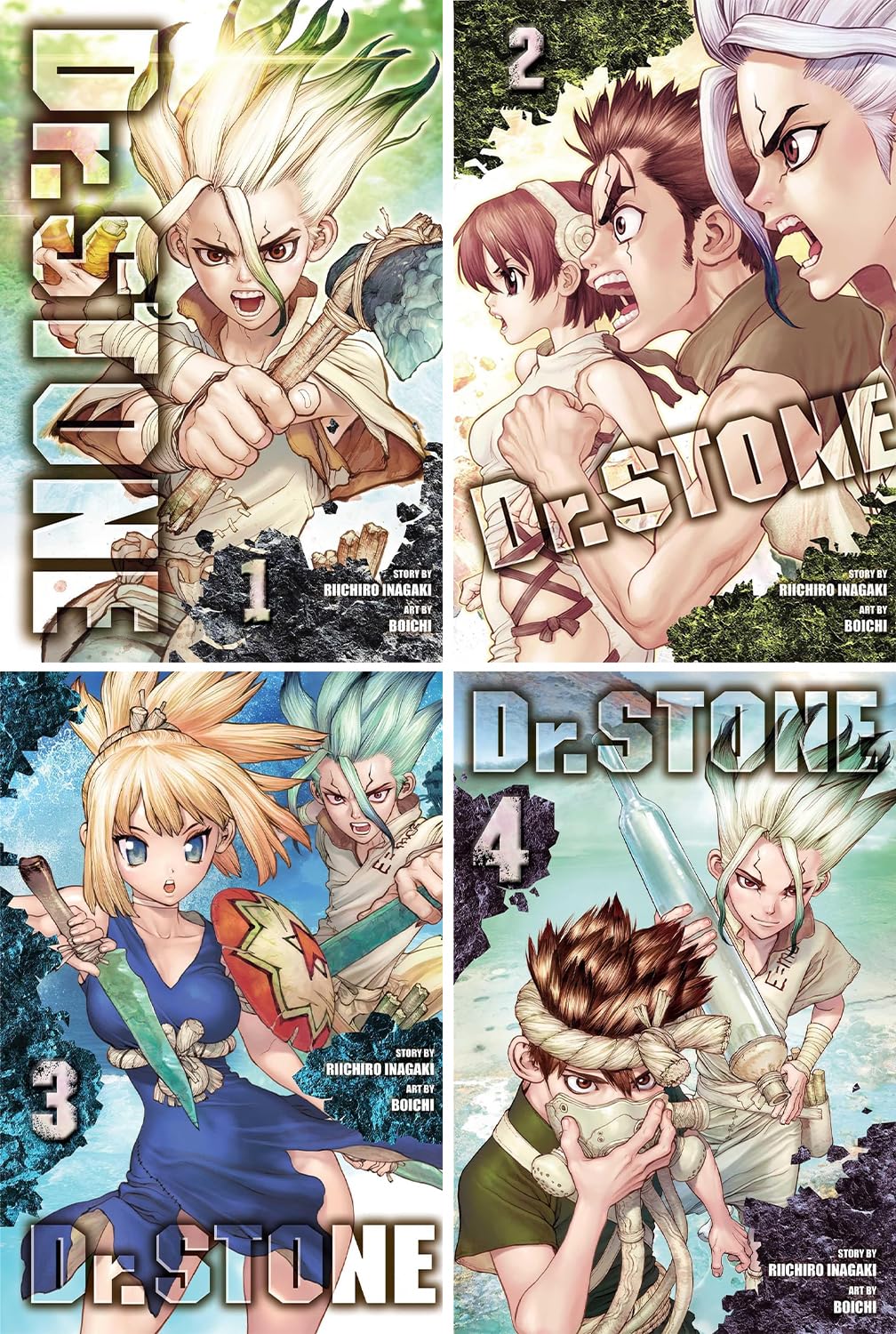 Dr. STONE Manga, Set of 26 Books. Vol. 1-26
