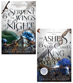 Crowns of Nyaxia Series 2 Books Set – The Serpent & the Wings of Night and The Ashes & the Star-Cursed King