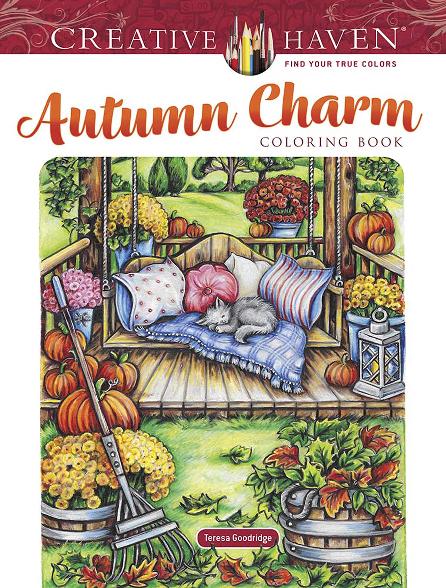 Creative Haven Autumn Charm Coloring Book (Adult Coloring Books: Seasons)