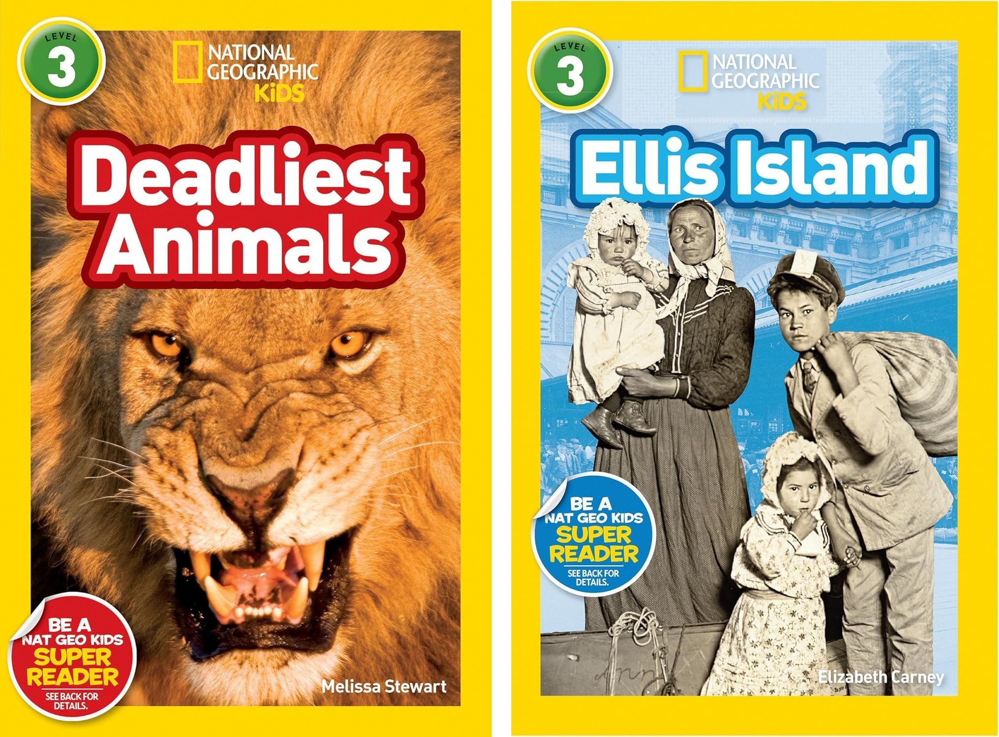 National Geographic Kids Readers Level 3 10-Book Educational Set – Biographies, Animal Science, History & STEM Nonfiction for Kids Ages 7–10 – Early Chapter Readers Collection