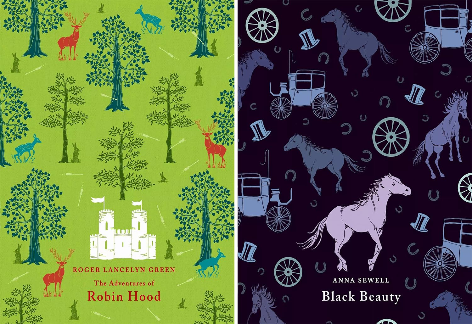 Puffin Classics Series, 10 Books Set, The Wizard of Oz, A Little Princess, Matilda, The Adventures of Huckleberry Finn, Wind in the Willows, Anne of Green Gables, The Adventures of Robin Hood...
