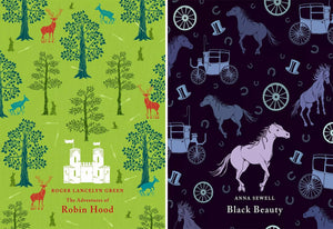 Puffin Classics Series, 10 Books Set, The Wizard of Oz, A Little Princess, Matilda, The Adventures of Huckleberry Finn, Wind in the Willows, Anne of Green Gables, The Adventures of Robin Hood...