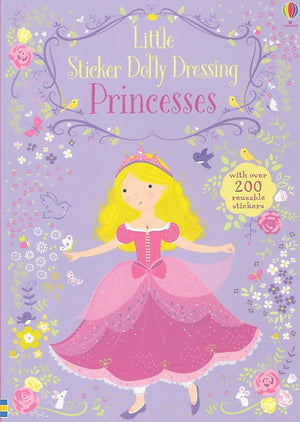 Usborne Little Sticker Dolly Dressing 5 books collection set for kids (Easter, Kittens, Parties, Pets, Princesses)