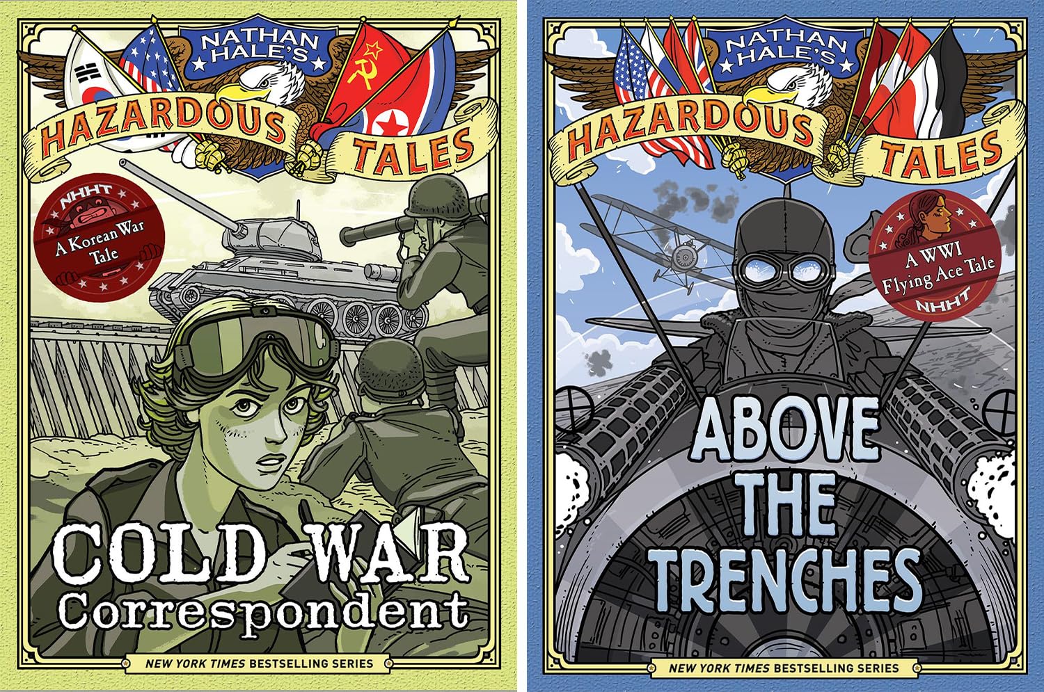 Nathan Hale's Hazardous Tales Series, Vol. 1-12 Collection Set of 12 Books by Nathan Hale